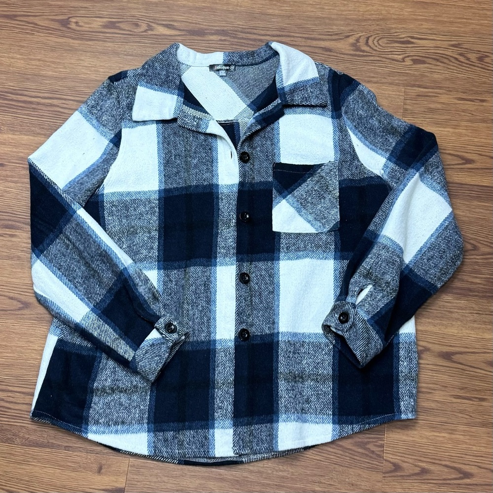 Navy Shacket M oversized